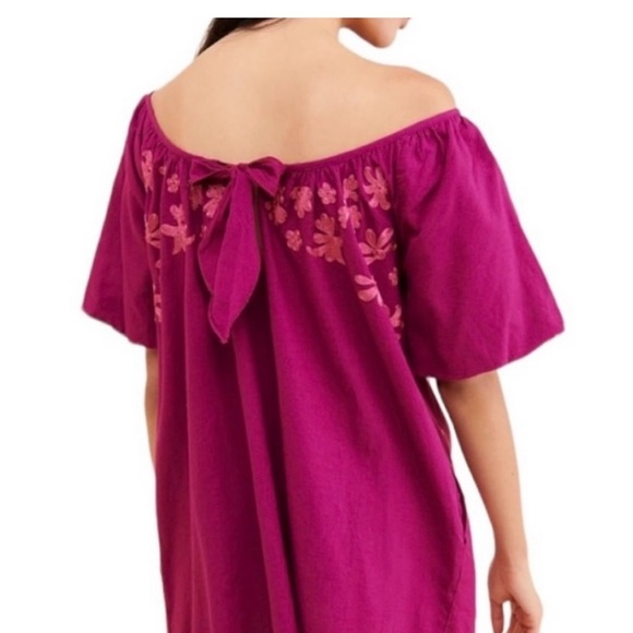 Free People Fiona Embroidered Mini Dress
Magenta XS - Picture 2 of 9